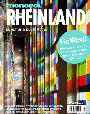 Cover Monopol Kunst und Kultfuhrer Rheinland(2014)